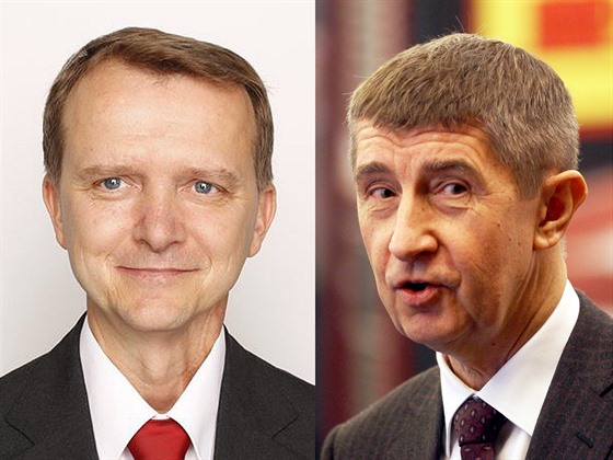 Poslanec Ladislav incl (SSD) a ministr financí Andrej Babi (ANO)