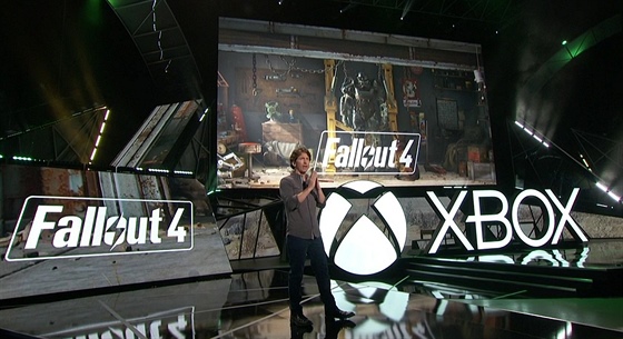 Fallout 4 na tiskovce Microsoftu