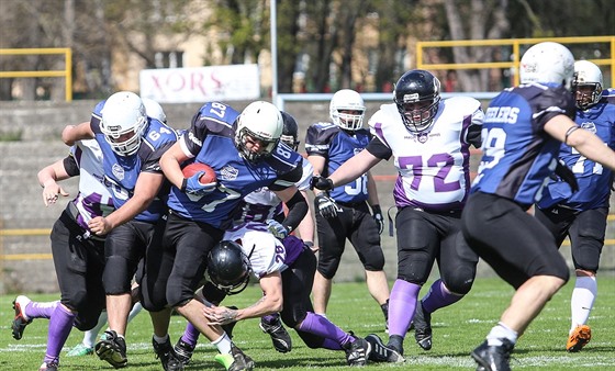 Hrái celku Ostrava Steelers drí v Divizi II amerického fotbalu druhou píku,...