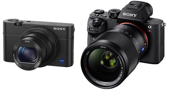 Nové modely fotoaparát Sony RX100 IV a Alfa 7R II.