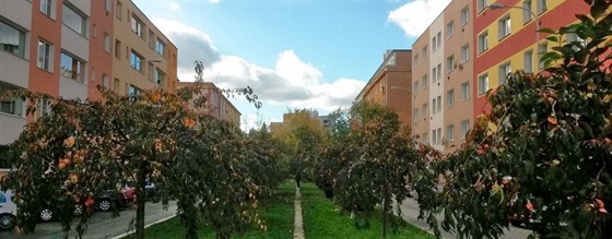 Hlavní promenáda praského sídlit Zelená lika