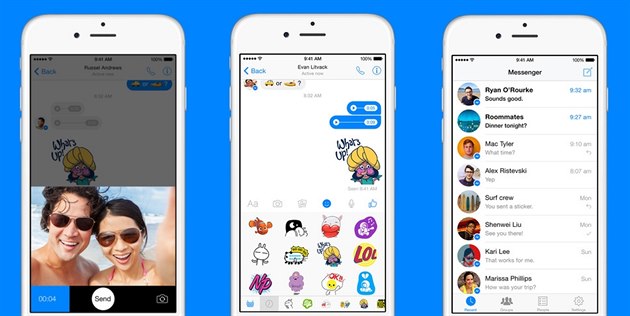 Facebook Messenger překonal hranici miliardy stažení Facebook Messenger překonal hranici miliardy stažení