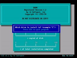 Instalace hry v MS-DOS