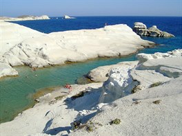 Plá Sarakiniko, Milos