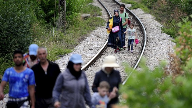 Migranti v Makedonii. (19. ervna 2015)