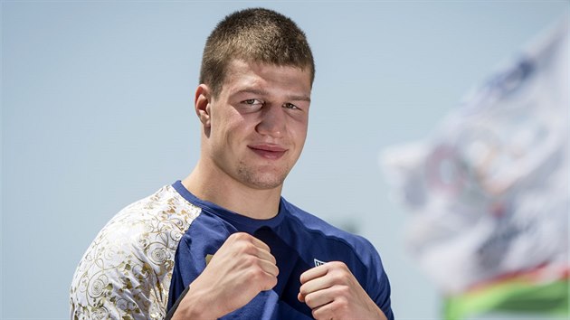 esk boxer Daniel Tborsk ve vesnici sportovc na Evropskch hrch.