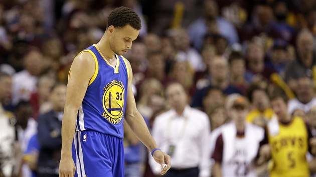 Zklaman opora Golden State Stephen Curry.