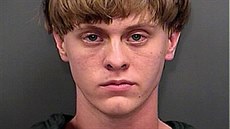 Dylann Storm Roof na nedatovaném policejním snímku.