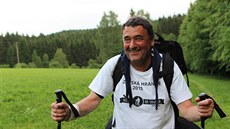 Jan Kostelka z Brna si pochod s názvem Zemská hranice 2015 nadlil k...