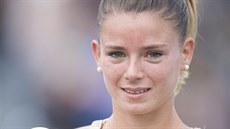 Italská tenistka Camila Giorgiová, vítzka turnaje v Hertogenboschi.