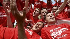 Fotbalisté Brozan slaví postup do České fotbalové ligy Fotbalisté Brozan slaví postup do České fotbalové ligy