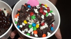 Frozen yogurt, v podstat zmrzlina, veliká dobrota