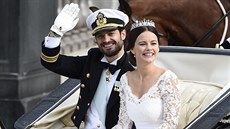 Sofia Hellqvistová a védský princ Carl Philip se vzali ve Stockholmu 13....