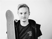 Martin Pek, vítz eského poháru ve skateboardingu.