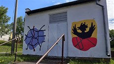 Graffiti Boom 2015. Exteriérová malba na stn jedná chebské trafostanice.