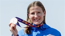 Česká závodnice Aneta Hladíková vybojovala na Evropských hrách bronzovou... Česká závodnice Aneta Hladíková vybojovala na Evropských hrách bronzovou...