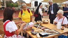 Ukázka palikování a drátkování vajíek na výstav Expo.