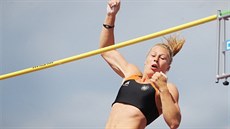 Tykaka Jiina Ptáníková na mistrovství republiky v Plzni.