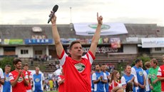 Starý fotbalový stadion za Lužánkami hostil rozlučku Petra Švancary s kariérou.... Starý fotbalový stadion za Lužánkami hostil rozlučku Petra Švancary s kariérou....