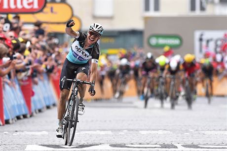 Nmecký cyklista Tony Martin vítzí ve 4. etap Tour de France, díky emu si...