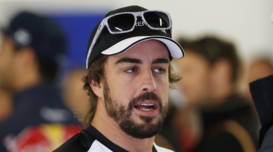Fernando Alonso z McLarenu ped Velkou cenou Británie