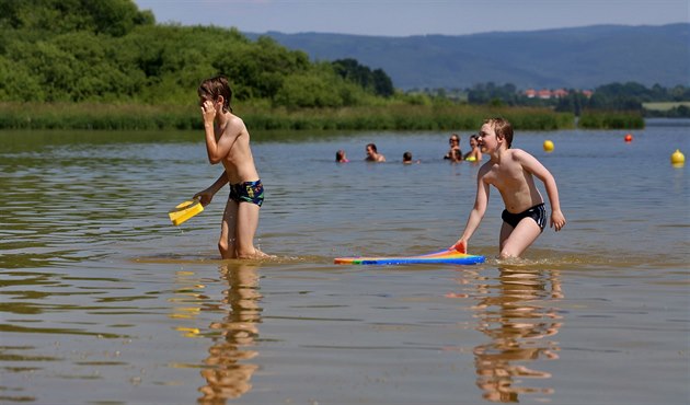 Mstské koupalit Denice leí na Jesenické pehrad nedaleko Chebu.