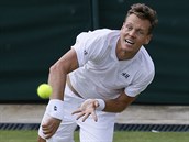 esk tenista Tom Berdych podv ve 2. kole Wimbledonu.