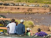 Nrodn rezervace Masai Mara na jihozpad Keni