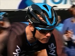 Chris Froome den ped zatkem Tour de France (3. ervence 2015)