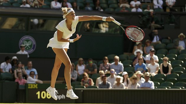 esk tenistka Petra Kvitov podv v utkn 3. kola Wimbledonu.