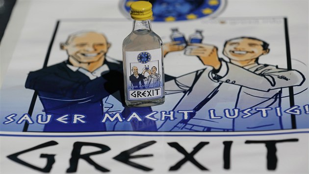 Nmeck podnikatel Uwe Dahlhoff zaal prodvat vodku a energy drink jmnem Grexit.