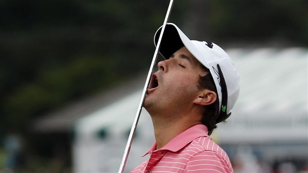 Kevin Kisner po nepromnnm patu na turnaji Greenbrier Classic.