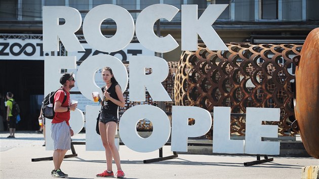 V Plzni zaal festival Rock for People Europe. (3. ervence 2015)