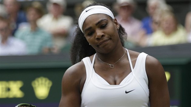 Serena Williamsov ve tvrtfinle Wimbledonu