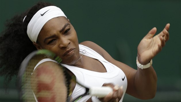 Serena Williamsov ve tvrtfinle Wimbledonu