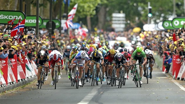 Clov spurt v pt etap Tour de France