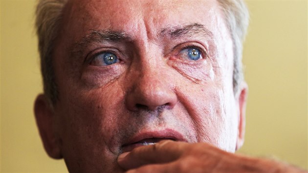 Udo Kier pijel do Var pedstavit snmky Zero a Zakzan komnata (8. ervence 2015).