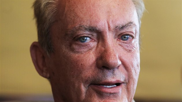 Udo Kier pijel do Var pedstavit snmky Zero a Zakzan komnata (8. ervence 2015).