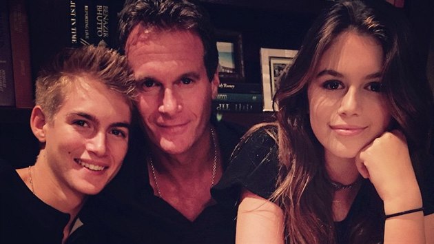 Rande Gerber, jeho syn Presley a dcera Kaia