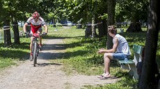 Dvaadvacátý roník Bikemaratonu Drásal v Holeov na Kromísku (4. ervence...