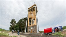 Nová rozhledna na Rýdově kopci u Jindřichova Hradce. Nová rozhledna na Rýdově kopci u Jindřichova Hradce.