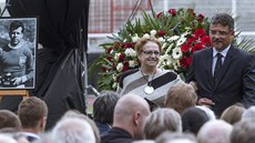 Věra Čáslavská, gymnastická královna z šedesátých let minulého století, na... Věra Čáslavská, gymnastická královna z šedesátých let minulého století, na...