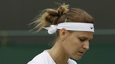 TENHLE BOD JE MJ. Lucie afáová v osmifinále Wimbledonu.