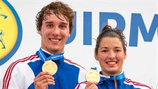Moderní pětibojaři Jan Kuf a Natálie Dianová na MS v Berlíně jako vítězové... Moderní pětibojaři Jan Kuf a Natálie Dianová na MS v Berlíně jako vítězové...