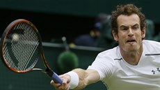 Andy Murray ve tvrtfinále Wimbledonu