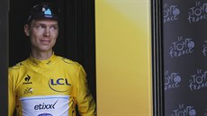 Tony Martin si jde pro lutý dres Tour de France s bolavou rukou.