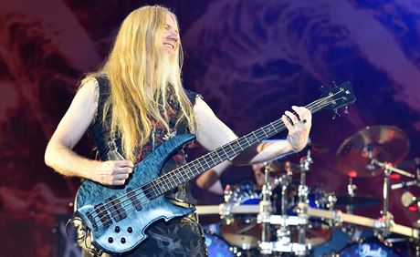 Marco Hietala z kapely Nightwish na Masters of Rock ve Vizovicch.
