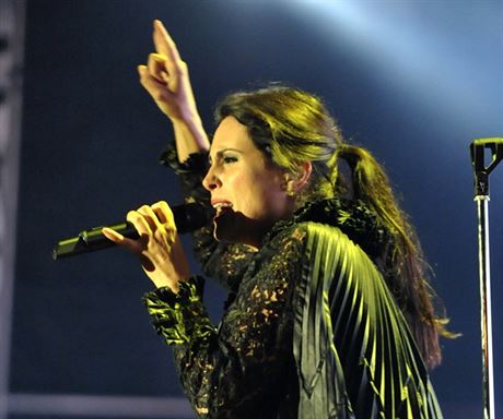 Zpvaka Sharon Janny den Adel z nizozemsk skupiny Within Temptation.