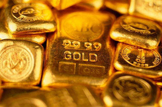 Zlato uchovává svou hodnotu a je pojistkou proti inflaci. Ovem nenese ádný úrok. Ilustraní snímek