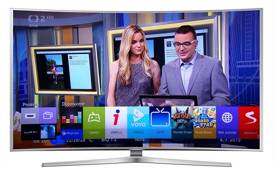 55" SUHD televizor Samsung s OS Tizen.